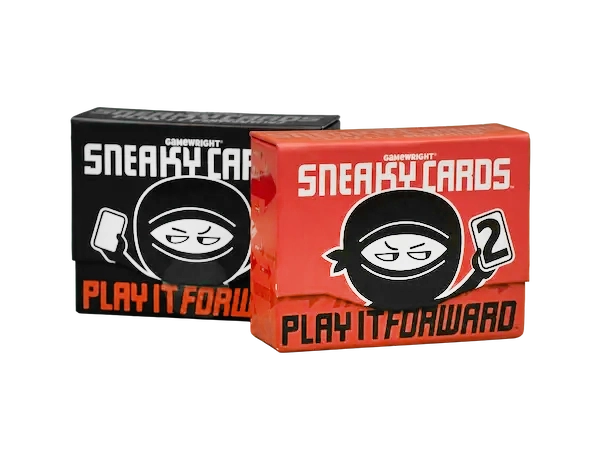 Sneaky Cards original deck and Sneaky Cards 2 deck side by side